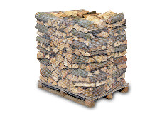 Palivové dřevo rovnané, mix tvrdých dřevin, délka 33 cm, 1 prmr