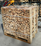Suché palivové dřevo rovnané, smrk/borovice, délka 50 cm, 1 prmr