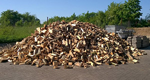 Štípané palivové dřevo, smrkové, délka 33 cm, 5 prms