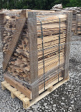 Vzduchosuché palivové dřevo, buk, hranoly 96 cm, s okorami, 1 prmr