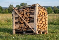 Palivové dřevo ultra suché, smrk/borovice, délka 25 cm, 1,2 prmr
